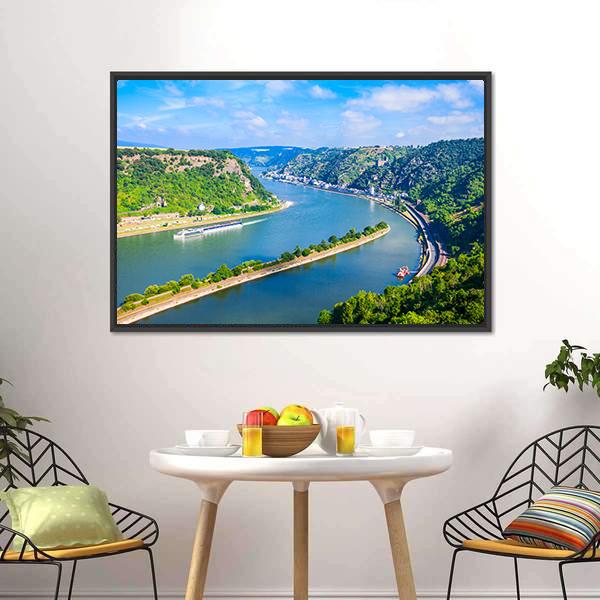Rhineland-Palatinate Germany Canvas Wall Art-3 Horizontal-Gallery Wrap-25" x 16"-Tiaracle