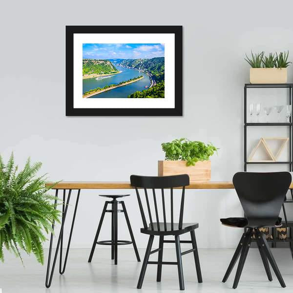 Rhineland-Palatinate Germany Canvas Wall Art-3 Horizontal-Gallery Wrap-25" x 16"-Tiaracle