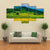 Rice Fields On Terraced Of Vietnam Canvas Wall Art-5 Star-Gallery Wrap-62" x 32"-Tiaracle