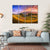 Rice Fields On Terraced With Pine Tree At Sunset Canvas Wall Art-4 Horizontal-Gallery Wrap-34" x 24"-Tiaracle