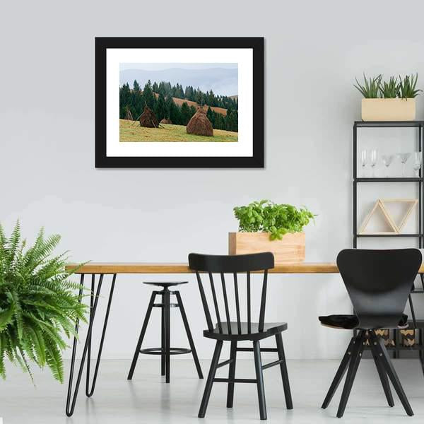 Rick Dry Hay Canvas Wall Art-3 Horizontal-Gallery Wrap-25" x 16"-Tiaracle