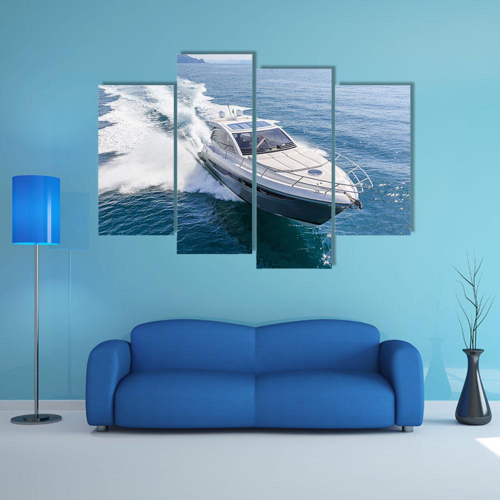 Rio Yachts Italian Shipyard Canvas Wall Art-4 Pop-Gallery Wrap-34" x 20"-Tiaracle