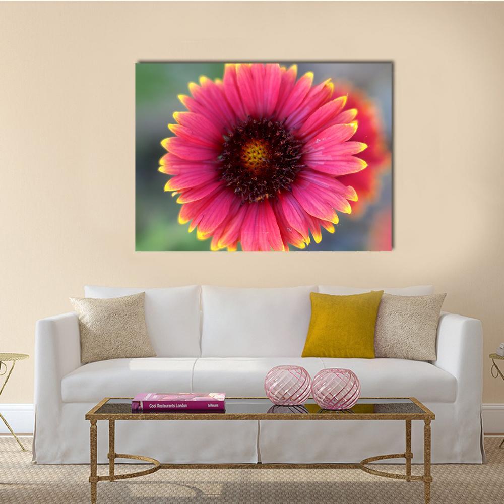 Ripe Red Flower Canvas Wall Art-4 Square-Gallery Wrap-17" x 17"-Tiaracle