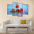 Ripe Red Organic Strawberry Canvas Wall Art-4 Pop-Gallery Wrap-50" x 32"-Tiaracle