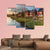 River Bank In Veenendaal City Canvas Wall Art-4 Pop-Gallery Wrap-50" x 32"-Tiaracle
