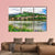 River Flows Near Wurzburg Town Germany Canvas Wall Art-5 Pop-Gallery Wrap-47" x 32"-Tiaracle