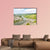 River Mosel In Summer Canvas Wall Art-5 Horizontal-Gallery Wrap-22" x 12"-Tiaracle