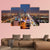 Riyadh Skyline At Night Canvas Wall Art-5 Star-Gallery Wrap-62" x 32"-Tiaracle