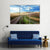 Road Between Fields Of Tuscany Canvas Wall Art-3 Horizontal-Gallery Wrap-37" x 24"-Tiaracle