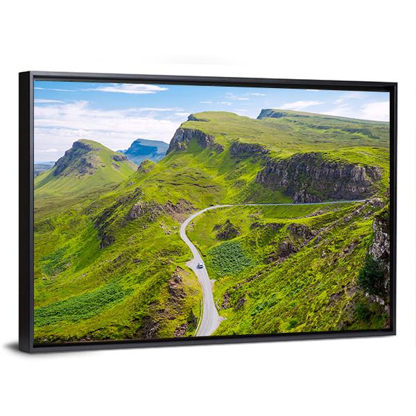 Road In Isle Of Skye Canvas Wall Art-3 Horizontal-Gallery Wrap-25" x 16"-Tiaracle