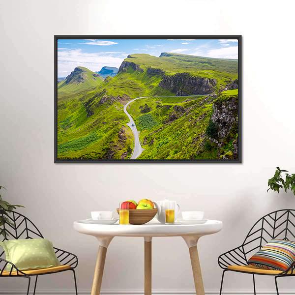 Road In Isle Of Skye Canvas Wall Art-3 Horizontal-Gallery Wrap-25" x 16"-Tiaracle
