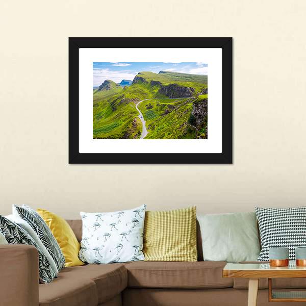 Road In Isle Of Skye Canvas Wall Art-3 Horizontal-Gallery Wrap-25" x 16"-Tiaracle