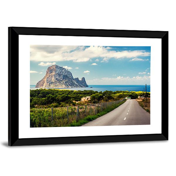 Road To The Cala d'Hort Beach Canvas Wall Art-5 Horizontal-Gallery Wrap-22" x 12"-Tiaracle