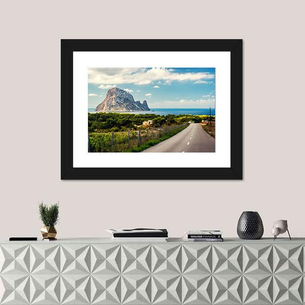 Road To The Cala d'Hort Beach Canvas Wall Art-5 Horizontal-Gallery Wrap-22" x 12"-Tiaracle