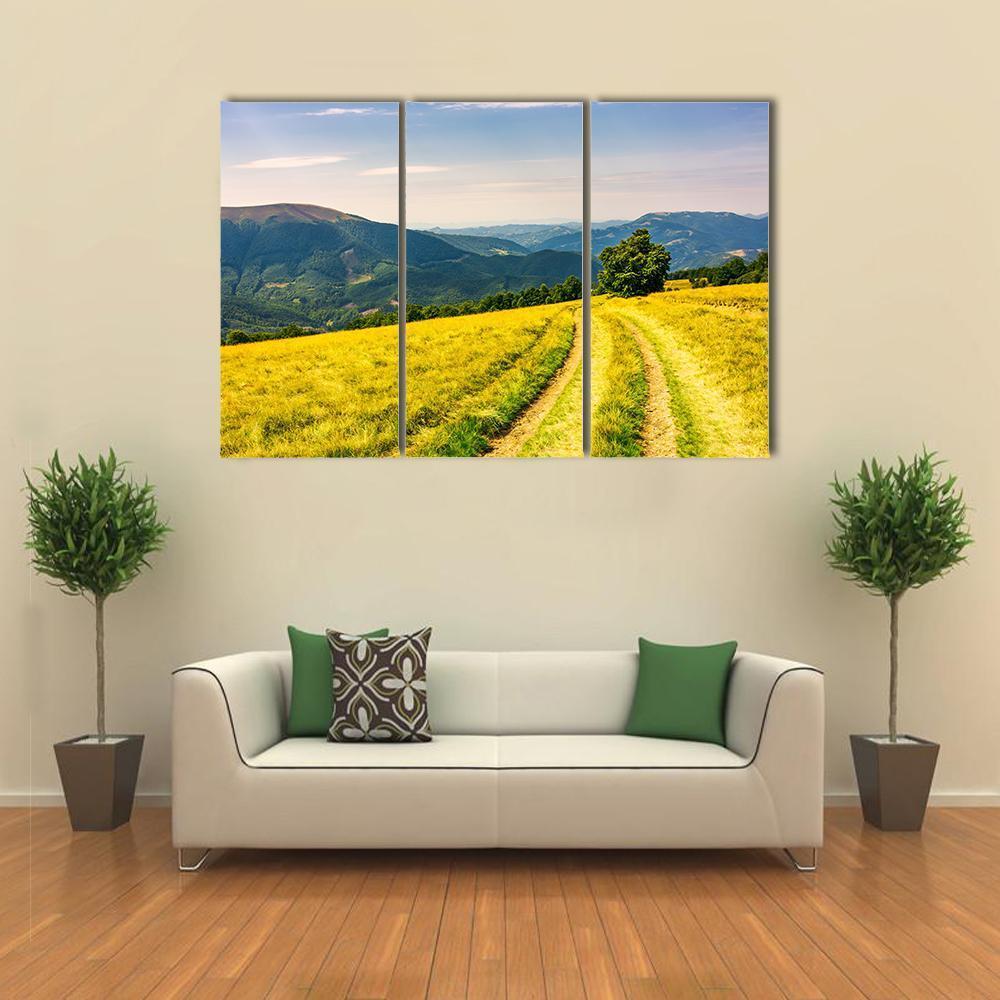 Road Winding Down The Plesha Mountain Canvas Wall Art-3 Horizontal-Gallery Wrap-37" x 24"-Tiaracle