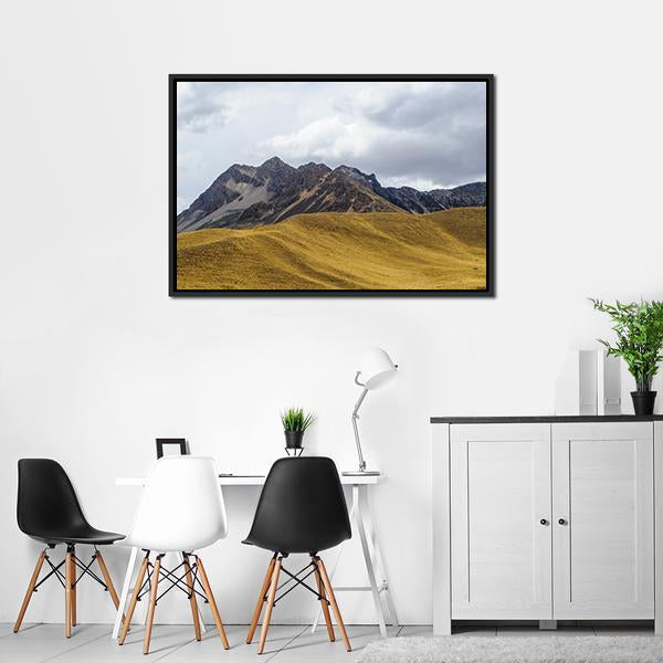 Rocks & Mountain US Panoramic Canvas Wall Art-1 Piece-36" x 12"-Tiaracle