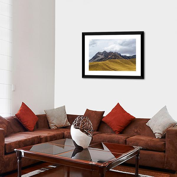 Rocks & Mountain US Panoramic Canvas Wall Art-1 Piece-36" x 12"-Tiaracle
