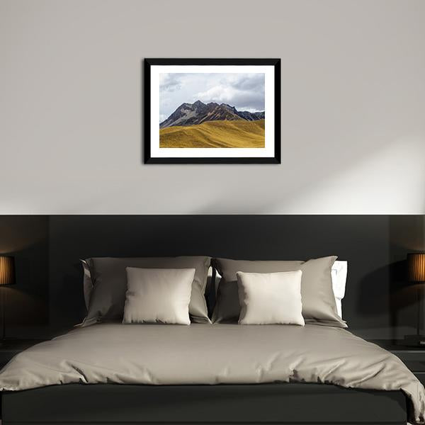Rocks & Mountain US Panoramic Canvas Wall Art-1 Piece-36" x 12"-Tiaracle