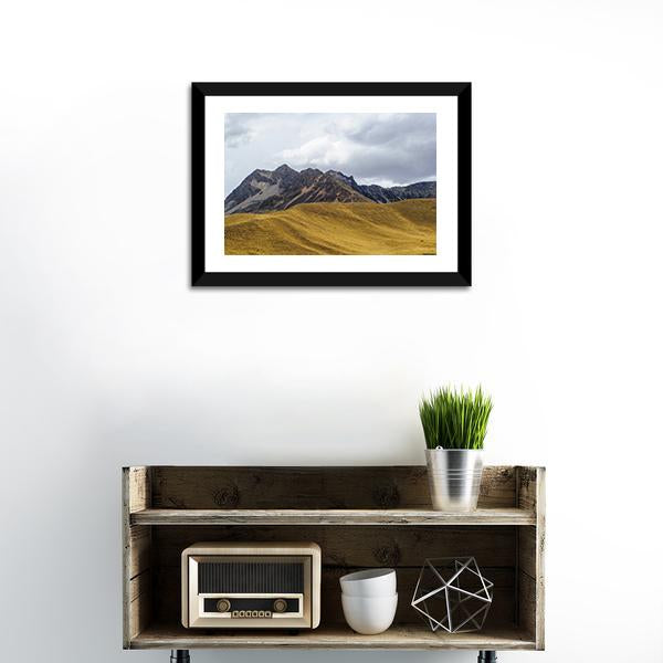 Rocks &amp; Mountain US Panoramic Canvas Wall Art-1 Piece-36" x 12"-Tiaracle