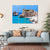 Rocks Of Aphrodite In Paphos Canvas Wall Art-4 Horizontal-Gallery Wrap-34" x 24"-Tiaracle