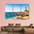 Rocky Beach On Summer Day Canvas Wall Art-3 Horizontal-Gallery Wrap-25" x 16"-Tiaracle