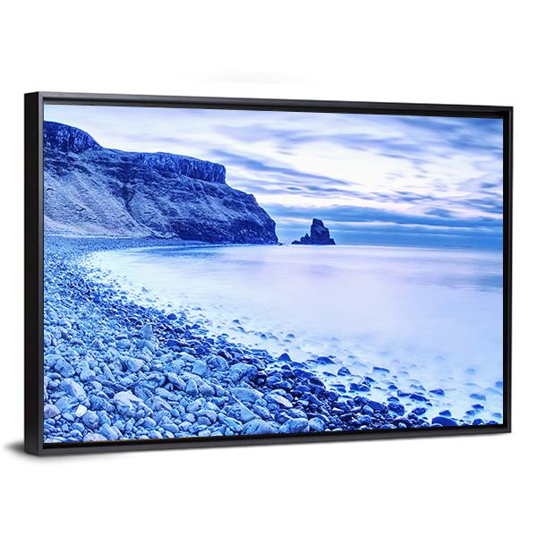 Rocky Coast Of Sea Canvas Wall Art-3 Horizontal-Gallery Wrap-25" x 16"-Tiaracle
