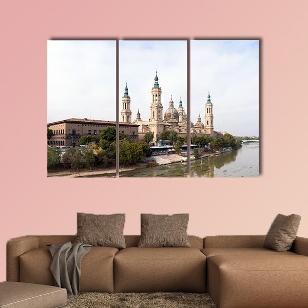 Roman Catholic Church Spain Canvas Wall Art-3 Horizontal-Gallery Wrap-37" x 24"-Tiaracle