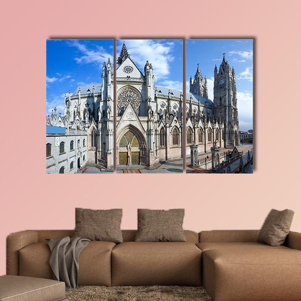 Roman Catholic Church Canvas Wall Art-3 Horizontal-Gallery Wrap-25" x 16"-Tiaracle