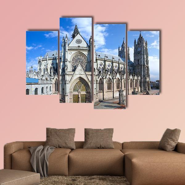 Roman Catholic Church Canvas Wall Art-4 Pop-Gallery Wrap-50" x 32"-Tiaracle