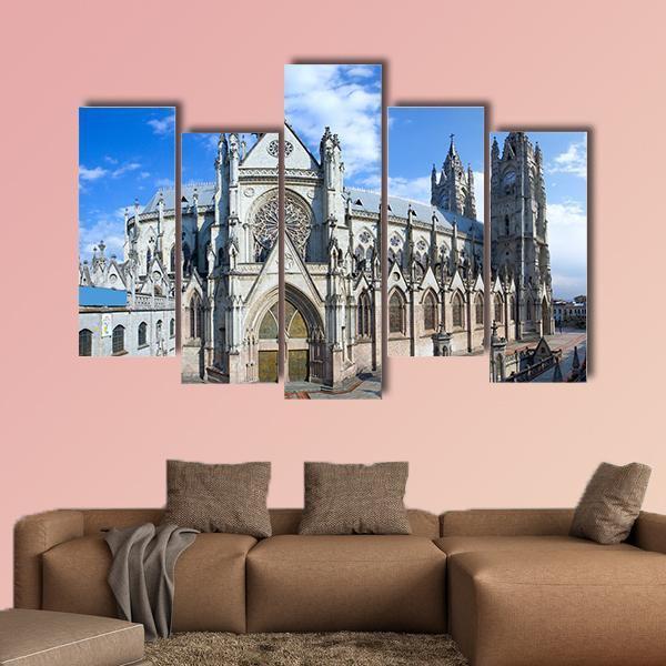 Roman Catholic Church Canvas Wall Art-5 Pop-Gallery Wrap-47" x 32"-Tiaracle