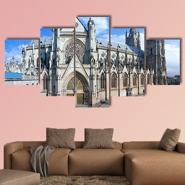 Roman Catholic Church Canvas Wall Art-5 Star-Gallery Wrap-62" x 32"-Tiaracle