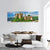 Romantic Castles Of France Panoramic Canvas Wall Art-3 Piece-25" x 08"-Tiaracle