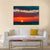Romantic Sunset Over Baltic Sea Canvas Wall Art-5 Pop-Gallery Wrap-47" x 32"-Tiaracle