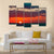 Romantic Sunset Over Baltic Sea Canvas Wall Art-5 Pop-Gallery Wrap-47" x 32"-Tiaracle