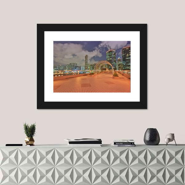 Roof Garden At China Ferry Terminal Canvas Wall Art-1 Piece-Framed Print-20" x 16"-Tiaracle