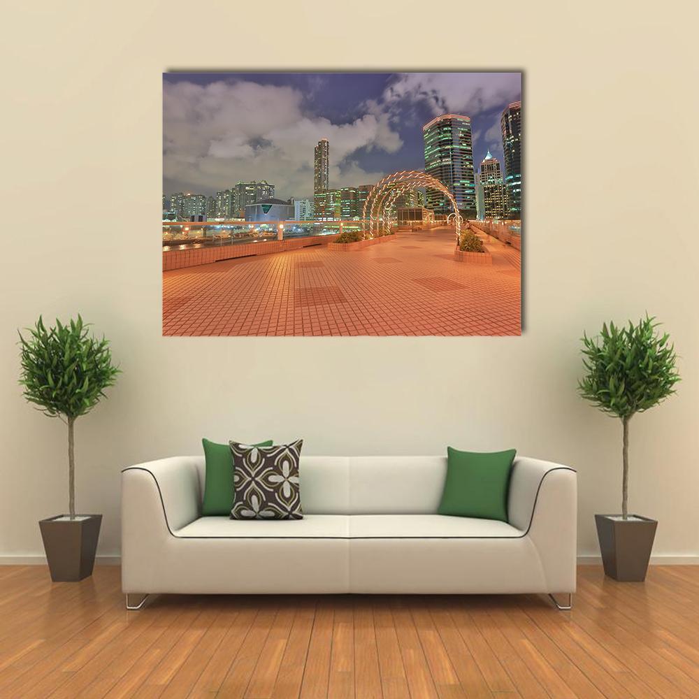 Roof Garden At China Ferry Terminal Canvas Wall Art-1 Piece-Gallery Wrap-48" x 32"-Tiaracle