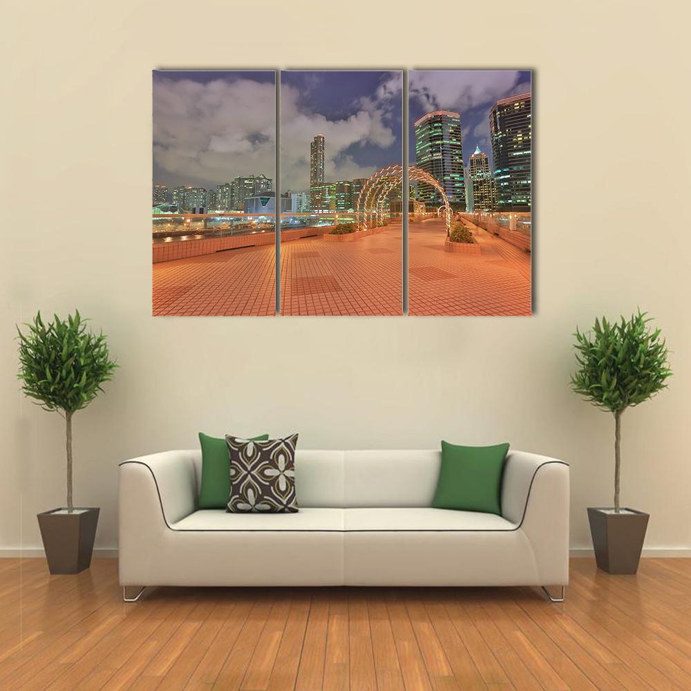 Roof Garden At China Ferry Terminal Canvas Wall Art-3 Horizontal-Gallery Wrap-37" x 24"-Tiaracle