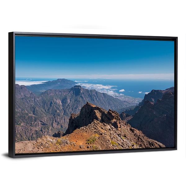 Roque De Los Muchachos Canvas Wall Art-3 Horizontal-Gallery Wrap-25" x 16"-Tiaracle