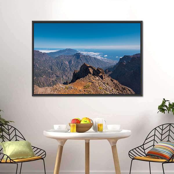 Roque De Los Muchachos Canvas Wall Art-3 Horizontal-Gallery Wrap-25" x 16"-Tiaracle