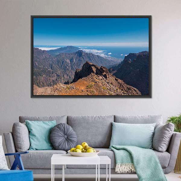 Roque De Los Muchachos Canvas Wall Art-3 Horizontal-Gallery Wrap-25" x 16"-Tiaracle