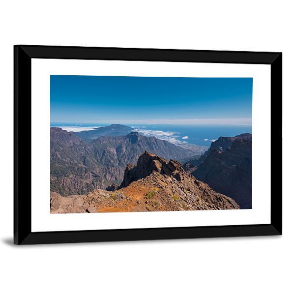 Roque De Los Muchachos Canvas Wall Art-3 Horizontal-Gallery Wrap-25" x 16"-Tiaracle