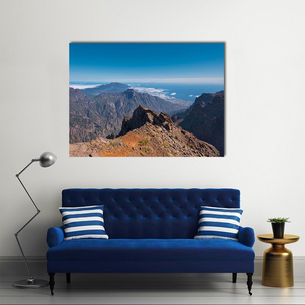 Roque De Los Muchachos Canvas Wall Art-1 Piece-Gallery Wrap-48" x 32"-Tiaracle
