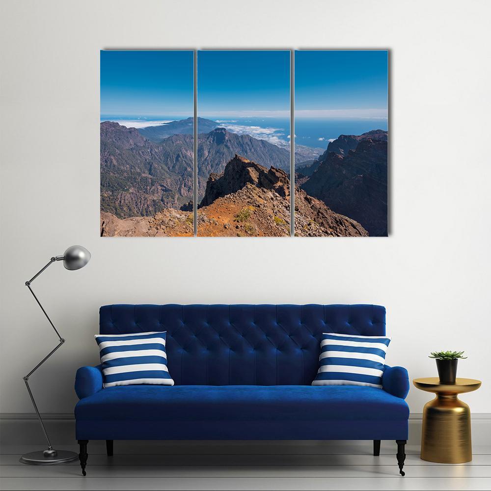 Roque De Los Muchachos Canvas Wall Art-3 Horizontal-Gallery Wrap-37" x 24"-Tiaracle