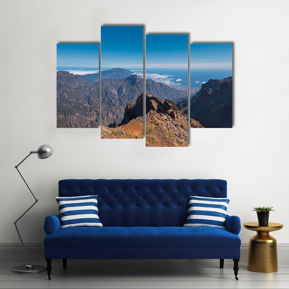 Roque De Los Muchachos Canvas Wall Art-4 Pop-Gallery Wrap-50" x 32"-Tiaracle