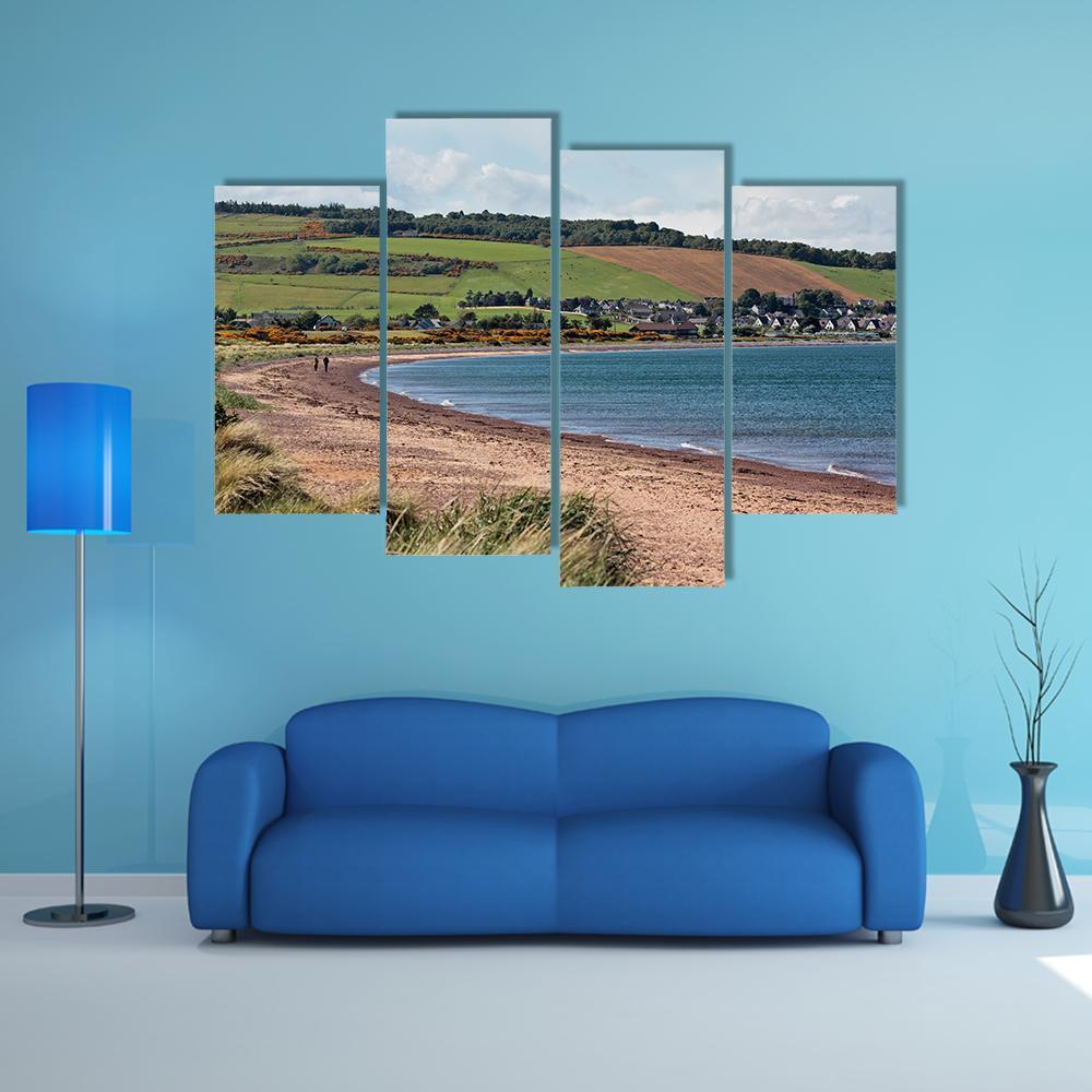 Rosemarkie Bay Canvas Wall Art-4 Pop-Gallery Wrap-50" x 32"-Tiaracle