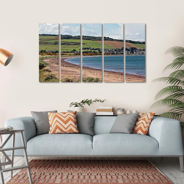 Rosemarkie Bay Canvas Wall Art-5 Horizontal-Gallery Wrap-22" x 12"-Tiaracle