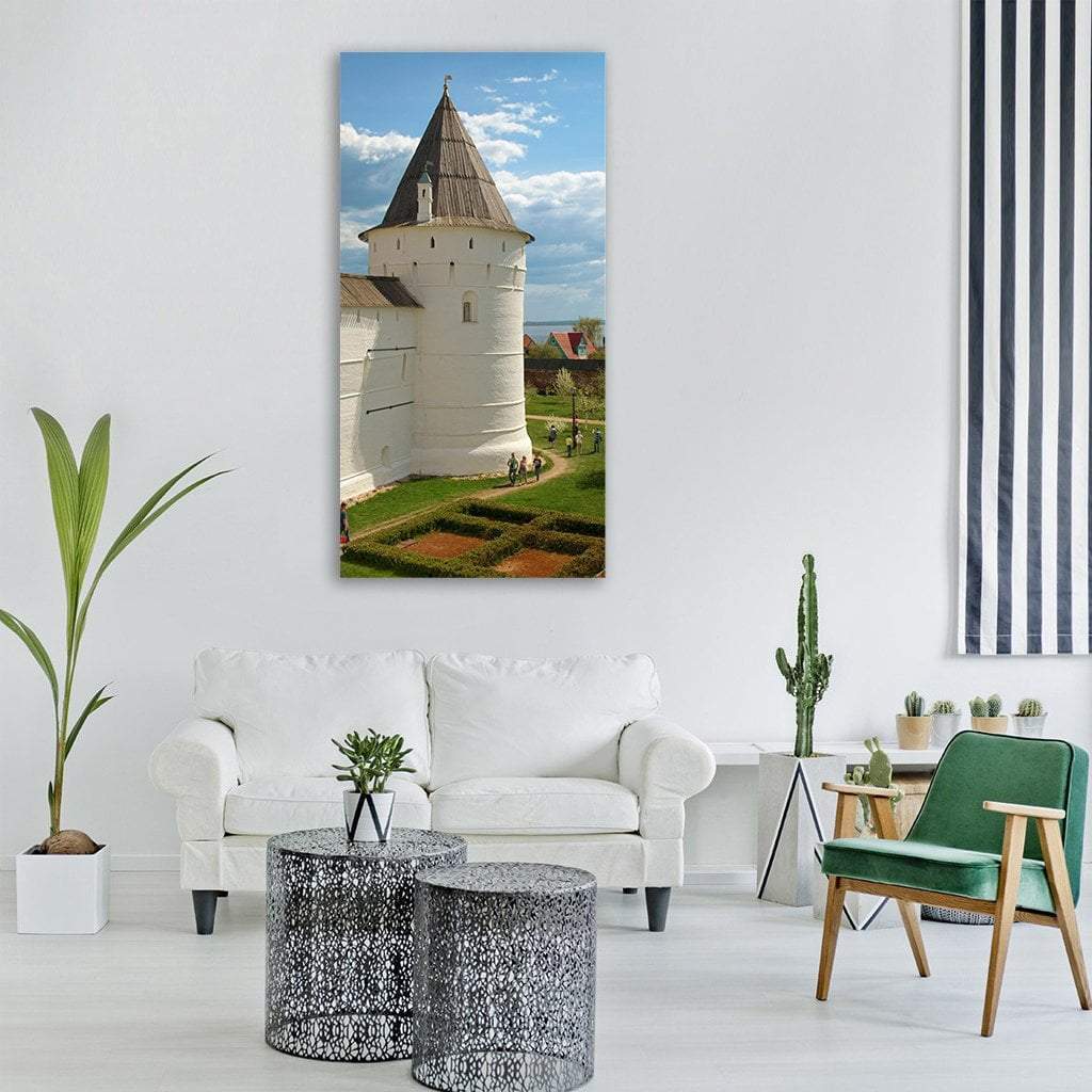 Rostov Old Architecture In Russia Vertical Canvas Wall Art-3 Vertical-Gallery Wrap-12" x 25"-Tiaracle