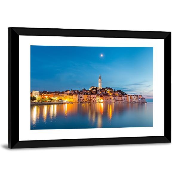 Rovinj Town Panoramic Canvas Wall Art-1 Piece-36" x 12"-Tiaracle