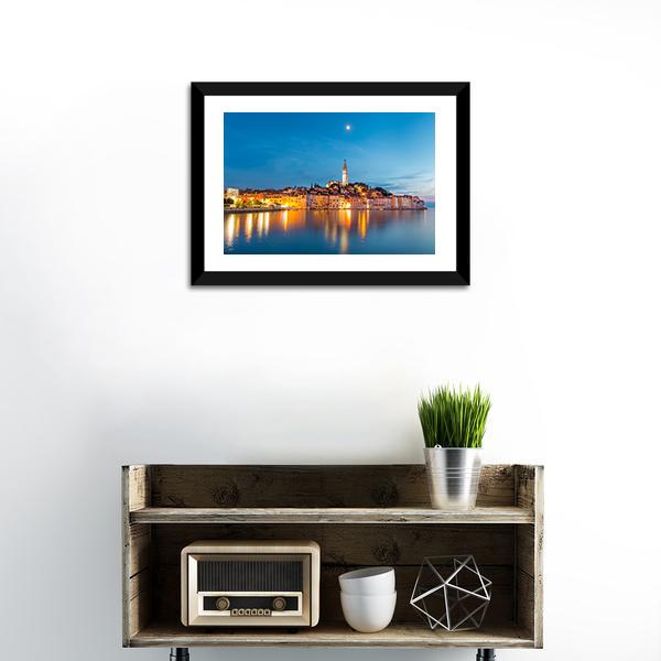 Rovinj Town Panoramic Canvas Wall Art-1 Piece-36" x 12"-Tiaracle