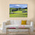 Rows Of Fresh Green Tea With Mount Fuji Canvas Wall Art-1 Piece-Gallery Wrap-48" x 32"-Tiaracle